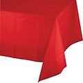 Creative Converting Classic Red Rectangular Tablecover
