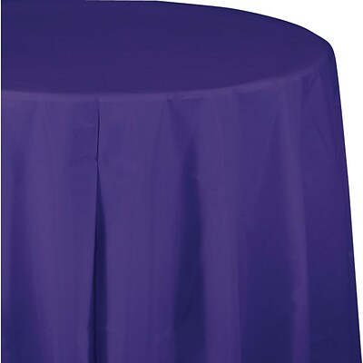 Creative Converting Purple Octy/Round Tablecover