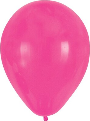 Creative Converting Candy Pink Latex Balloons, 12, 15/Pkg