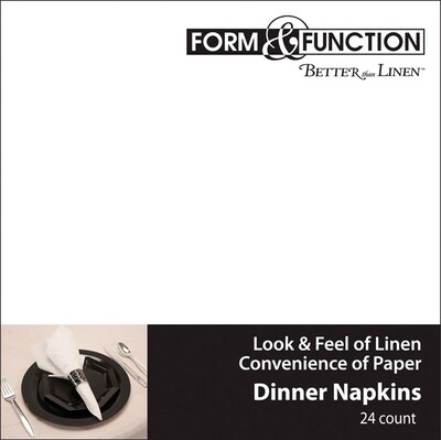 Touch of Color White Buffet Airlaid Napkins, 72 Count (DTC620272DNAP)