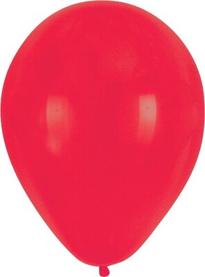 Creative Converting Classic Red Latex Balloons, 15/Pack
