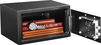 SentrySafe Steel Security Safe, 0.3 Cubic Ft. Capacity, Black (X031)