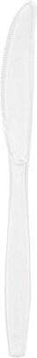 Creative Converting Plastic Knives, Clear, 50/Pack (010571B)