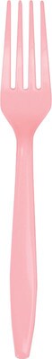 Creative Converting Plastic Forks, Classic Pink, 50/Pack (010468B)