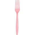 Creative Converting Plastic Forks, Classic Pink, 50/Pack (010468B)