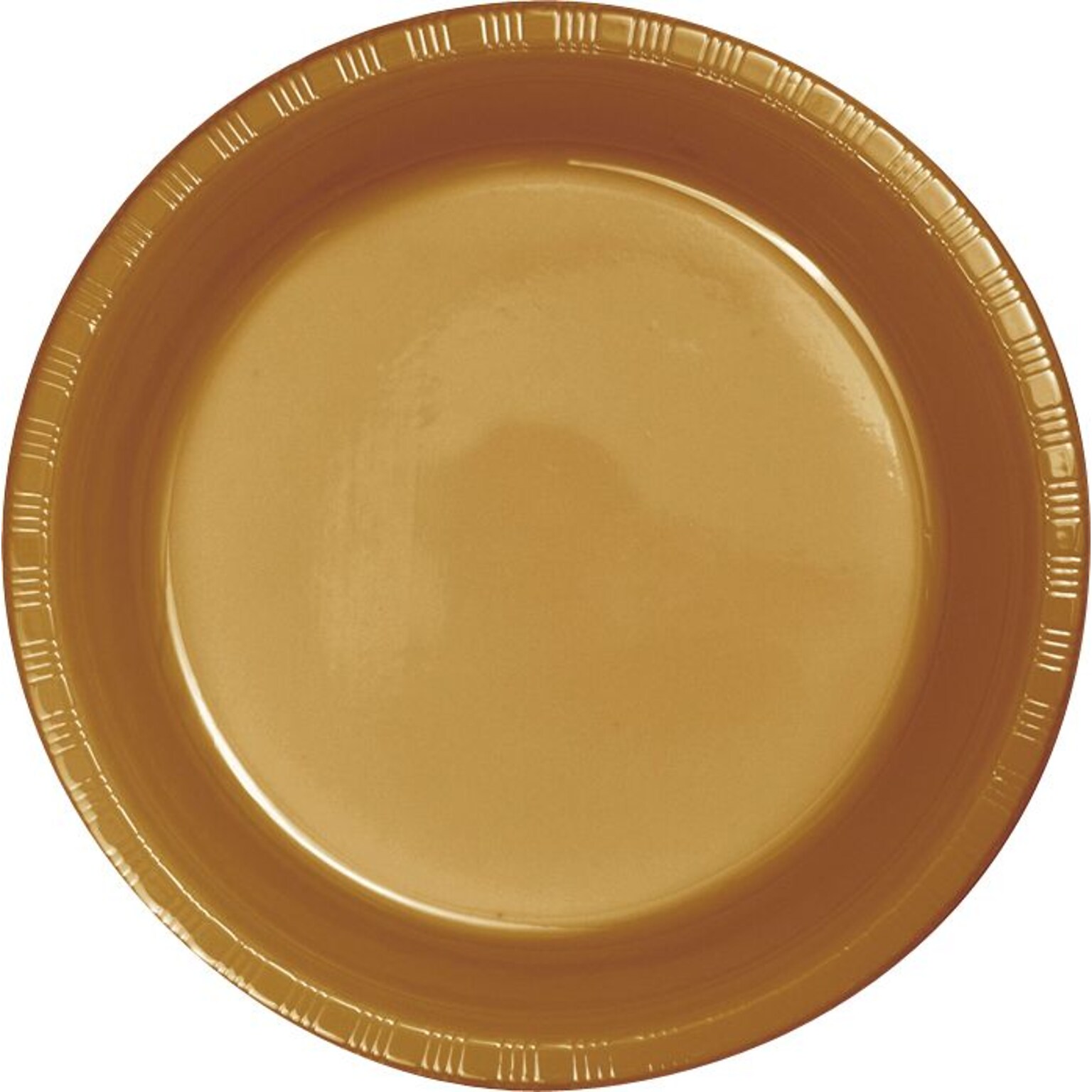 Creative Converting Glittering Gold Plastic Dessert Plates, 150 Count (DTC28103011BPLT)