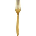 Creative Converting Heavy-Weight Plastic Gold, Premium Forks, 50/Pack (010473B)