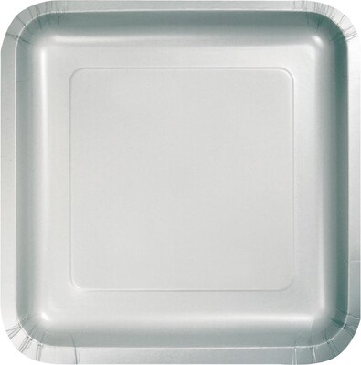 Creative Converting Shimmering Silver Dessert Plates, 54 Count (DTC453281PLT)