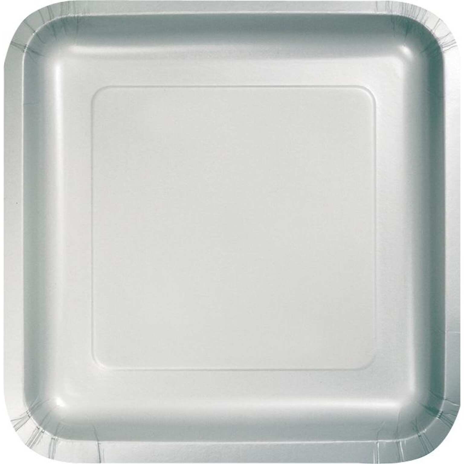 Creative Converting Shimmering Silver Dessert Plates, 54 Count (DTC453281PLT)