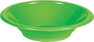 Creative Converting Heavy-Duty Plastic Bowls, 12 Oz., Fresh Lime, 20/Pack (28312351)