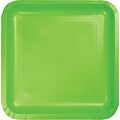 Creative Converting Paper Fresh Lime 7 Square Luncheon Plates, 18 Pack (453123)