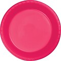 Creative Converting Hot Magenta Pink Plastic Dessert Plates, 60 Count (DTC28177011PLT)