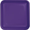 Creative Converting Paper Purple 9 Square Dinner Plates, 18 Pack (463268)