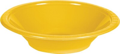 Creative Converting School Bus Yellow 12 oz. Bowls, 20/Pack