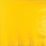 Creative Converting School Bus Yellow 2-Ply Luncheon Napkins, 50/Pack