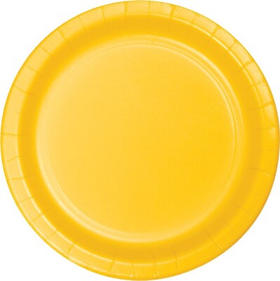 Creative Converting School Bus Yellow Paper Plates, 72 Count (DTC471021BDPLT)