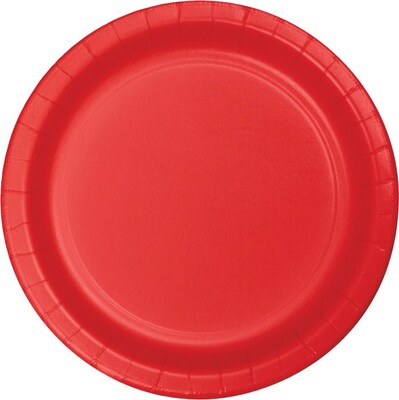 Creative Converting Classic Red 9 Round Dinner Plates, 24 Pack (471031B)