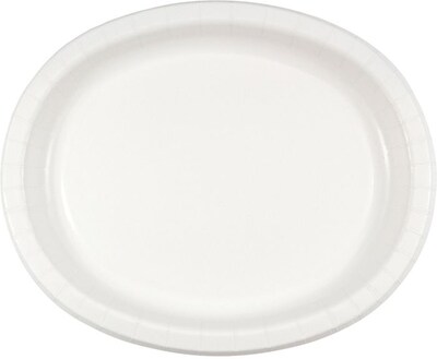 Creative Converting White Oval Platters, 8/Pack