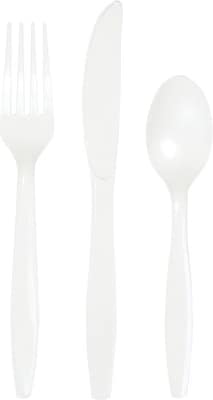 Creative Converting White Assorted Cutlery, 24 Pack (010420)