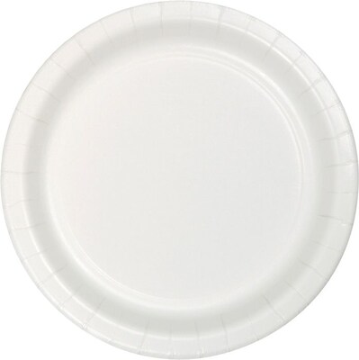 Creative Converting White 10.25 Round Banquet Plates, 24 Pack (50000B)