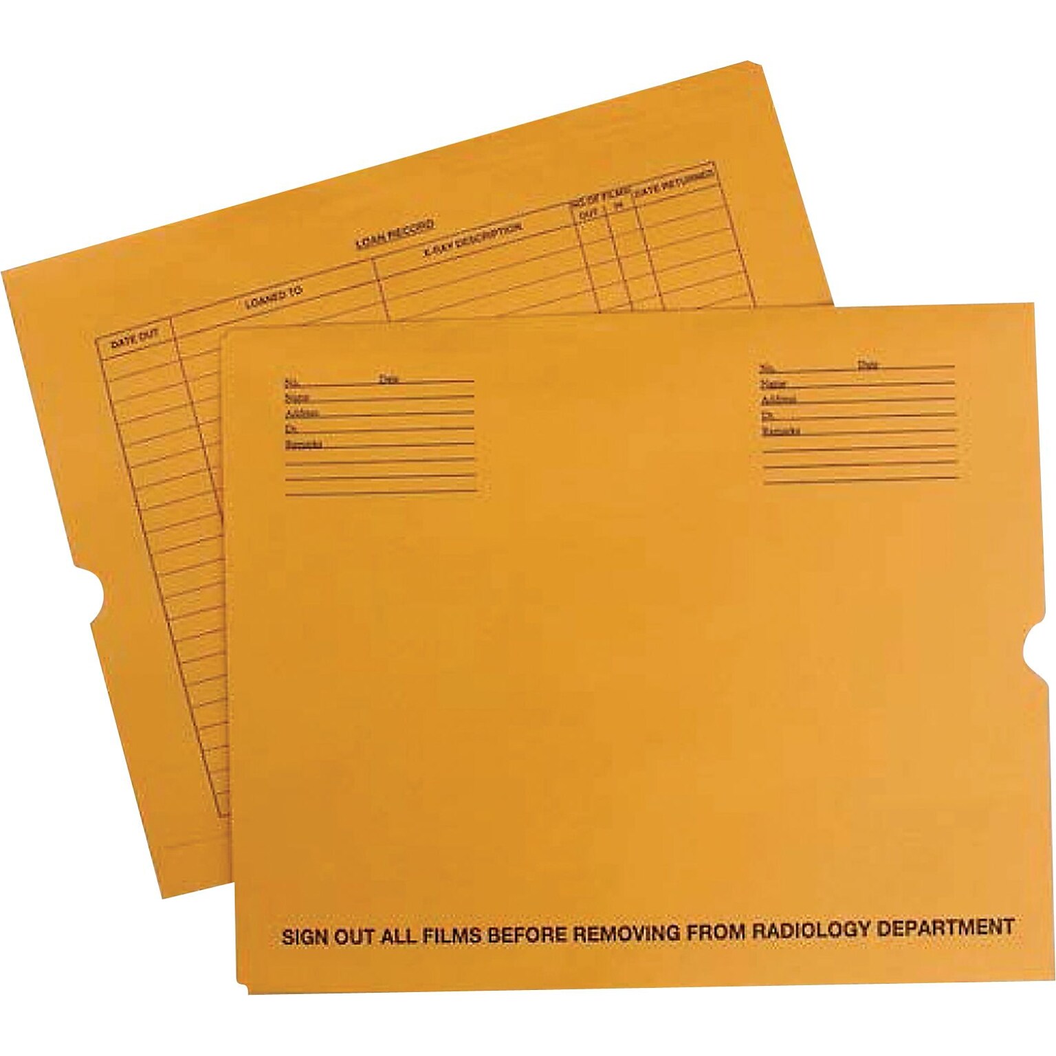 Medical Arts Press X-Ray Envelopes; 32 lb., Brown Kraft, 14-1/2x17-1/2, 100/Box