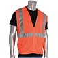 Protective Industrial Products High Visibility Sleeveless Safety Vest, ANSI Class R2, Orange, X-Large (302-MVGZOR-XL)