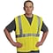 PIP High Visibility Sleeveless Safety Vest, ANSI Class R2, Yellow, 2XL (302-MVGLY-2X)
