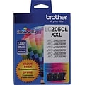 Brother LC2053PKS Cyan/Magenta/Yellow Extra High Yield Ink Cartridge,  3/Pack