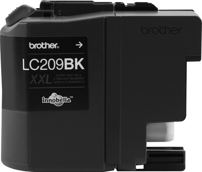 Brother LC209BKS Black Extra High Yield Ink   Cartridge