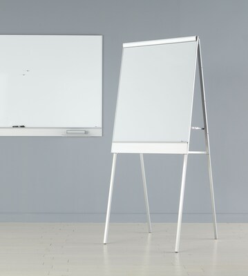 Iceberg Polarity Height Adjustable Dry Erase Flipchart Easel, White (ICE30333)