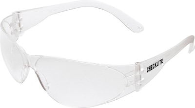 MCR Safety® Crews Safety Glasses, Flexible Bayonet Temples, Anti-Fog, Clear (CL110AFDZ)