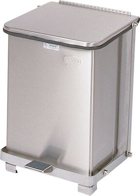 Non-Magnetic Stainless Steel Step Can; 7 Gallon, w/Plastic Liner
