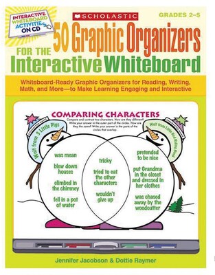 50 Graphic Organizers for the Interactive Whiteboard Jennifer Jacobson, Dottie Raymer, Paperback