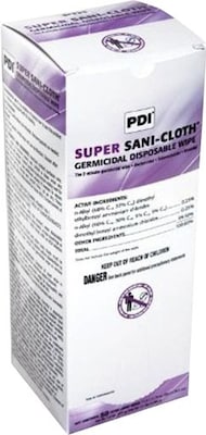 Medline - Pdi NPKU87295Z Super Sani-Cloth Germicidal Wipes 50/Box