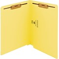 Smead Shelf-Master® Recycled End Tab Classification Folder, 1 Expansion, Letter Size, Yellow, 50/Box (25950)