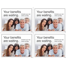 Medical Arts Press® Photo Image Laser Postcards; Dental Flex Spending Family, 100/Pk