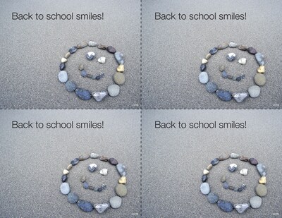 Medical Arts Press® Photo Image Postcards; for Laser Printer; Back to School Stone Smile, 100/Pk