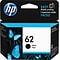 HP 62 Black Standard Yield Ink Cartridge (C2P04AN#140), print up to 200 pages