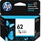 HP 62 Tri-Color Standard Yield Ink Cartridge (C2P06AN#140), print up to 165 pages