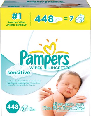 pampers sensitive wipes