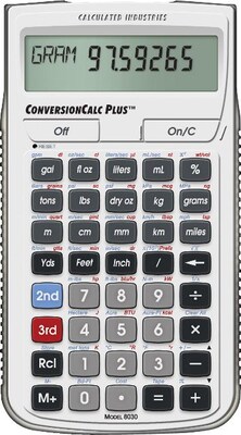 Calculated Industries Ultimate Professional (8030) Construction Calculator, Silver/Black