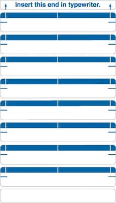 Medical Arts Press®Type-On Write-On Sheet Style Labels, Dk. Blue