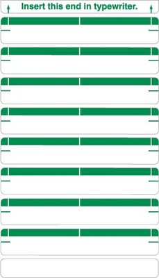 Medical Arts Press®Type-On Write-On Sheet Style Labels, Green