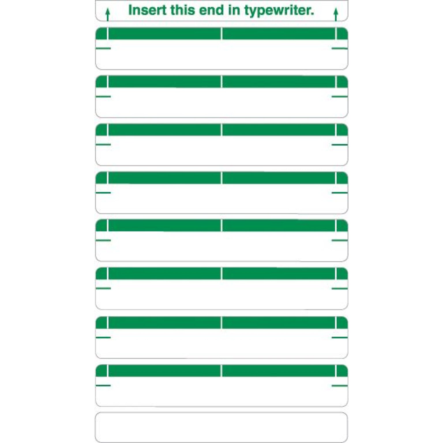 Medical Arts Press®Type-On Write-On Sheet Style Labels, Green