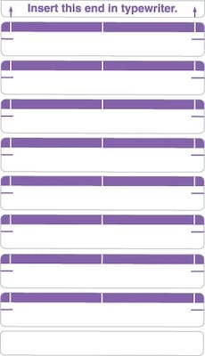 Medical Arts Press®Type-On Write-On Sheet Style Labels, Purple