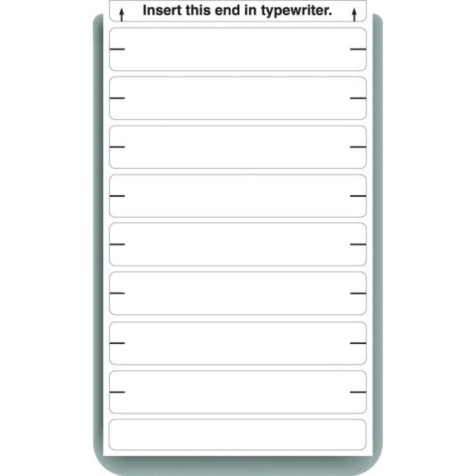 Medical Arts Press®Type-On Write-On Sheet Style Labels, White