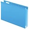 Pendaflex Reinforced 2 Extra Capacity Hanging Folders, Legal, Blue, 25/Box