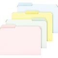 Pendaflex Pastel Color File Folders, 1/3 Cut Top Tab, Letter, Assorted, 100/Box