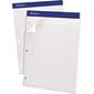 Ampad Notepad, 8.5" x 11.75", Narrow Ruled, White, 100 Sheets/Pad (20-346)