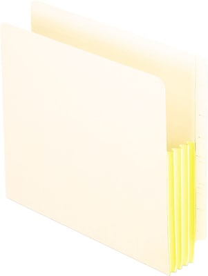 Pendaflex Heavyweight File Pocket, 5.25 Expansion, Letter Size, Manila, 10/Box (PFX 12823)